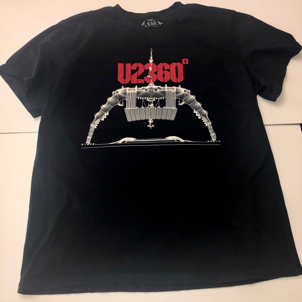 U2 Concert t-shirts (XXL) Lot of 3